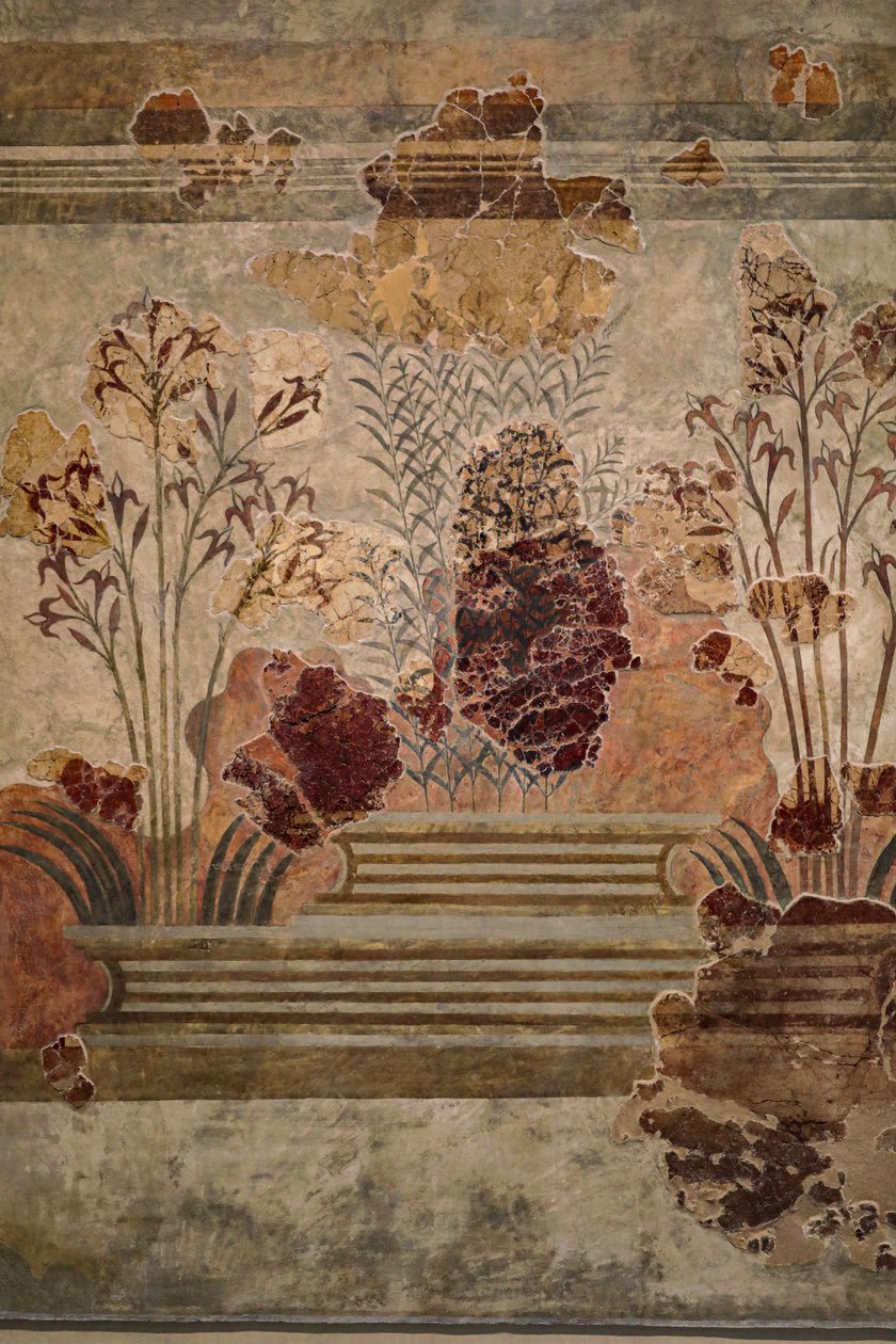 Panel "Liliy Frescoes" od Minoan