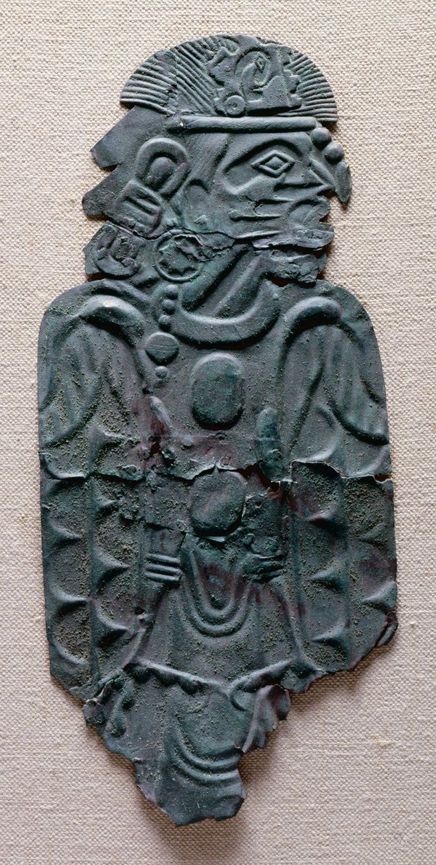 Wulfing deska, 1200-1400 (měď) od Mississippian culture