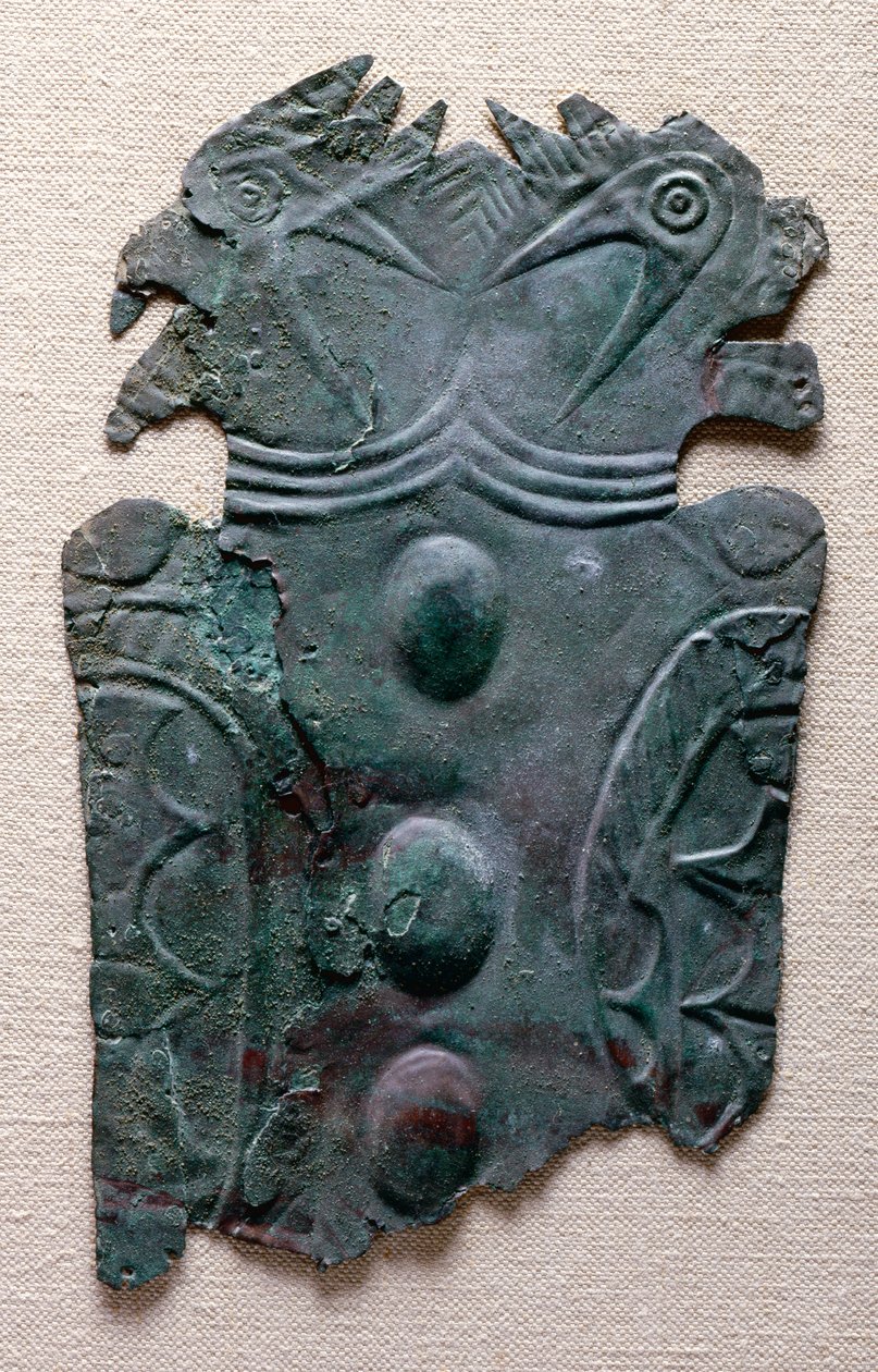 Wulfing talíř, Missouri, 1200-1400 (měď) od Mississippian culture