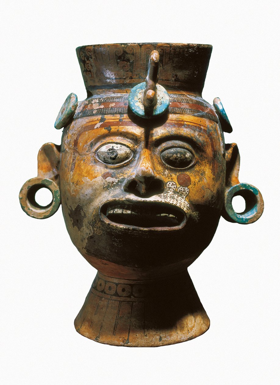 Antropomorfní váza od Mixtec Mixtec