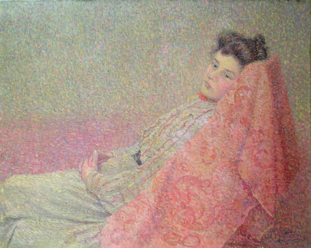 Studie v růžové, 1906 od Modest Huys