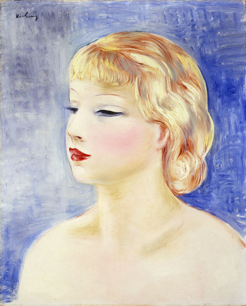 Blonďatá žena; Femme Blonde od Moise Kisling