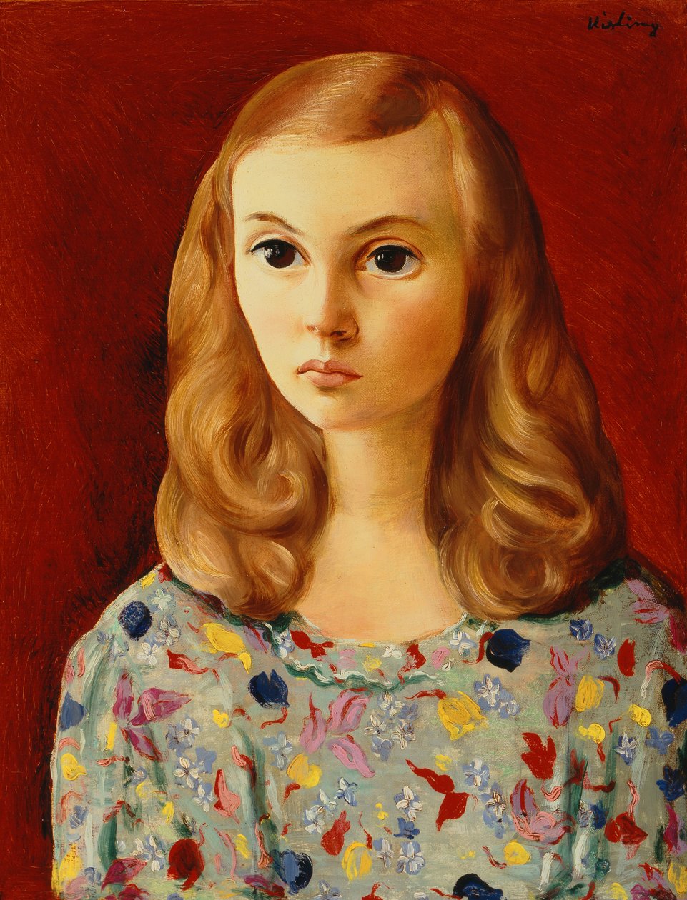 Portrét ženy od Moise Kisling