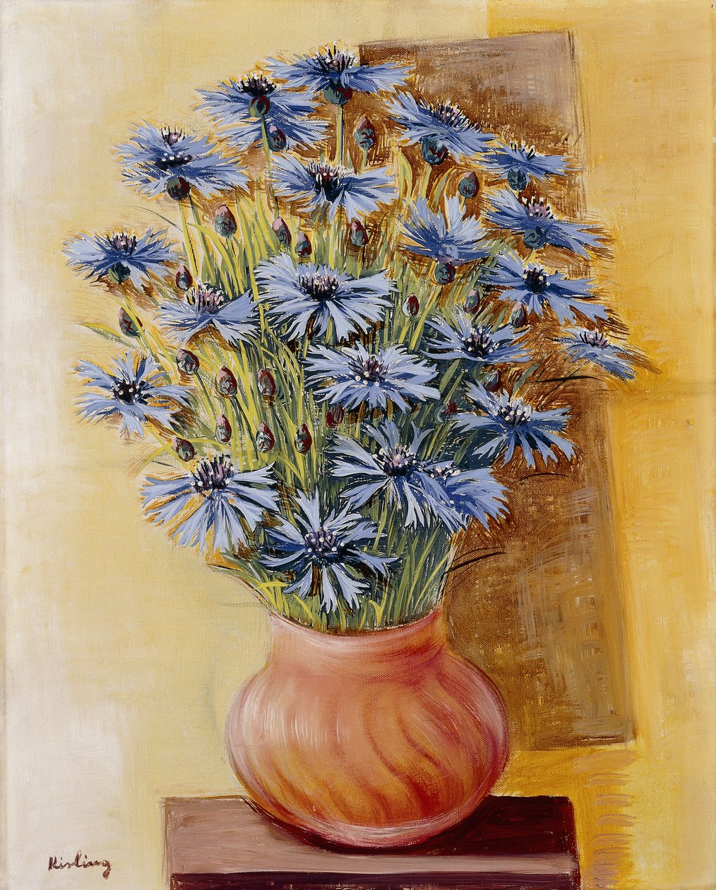 Váza s květinami od Moise Kisling