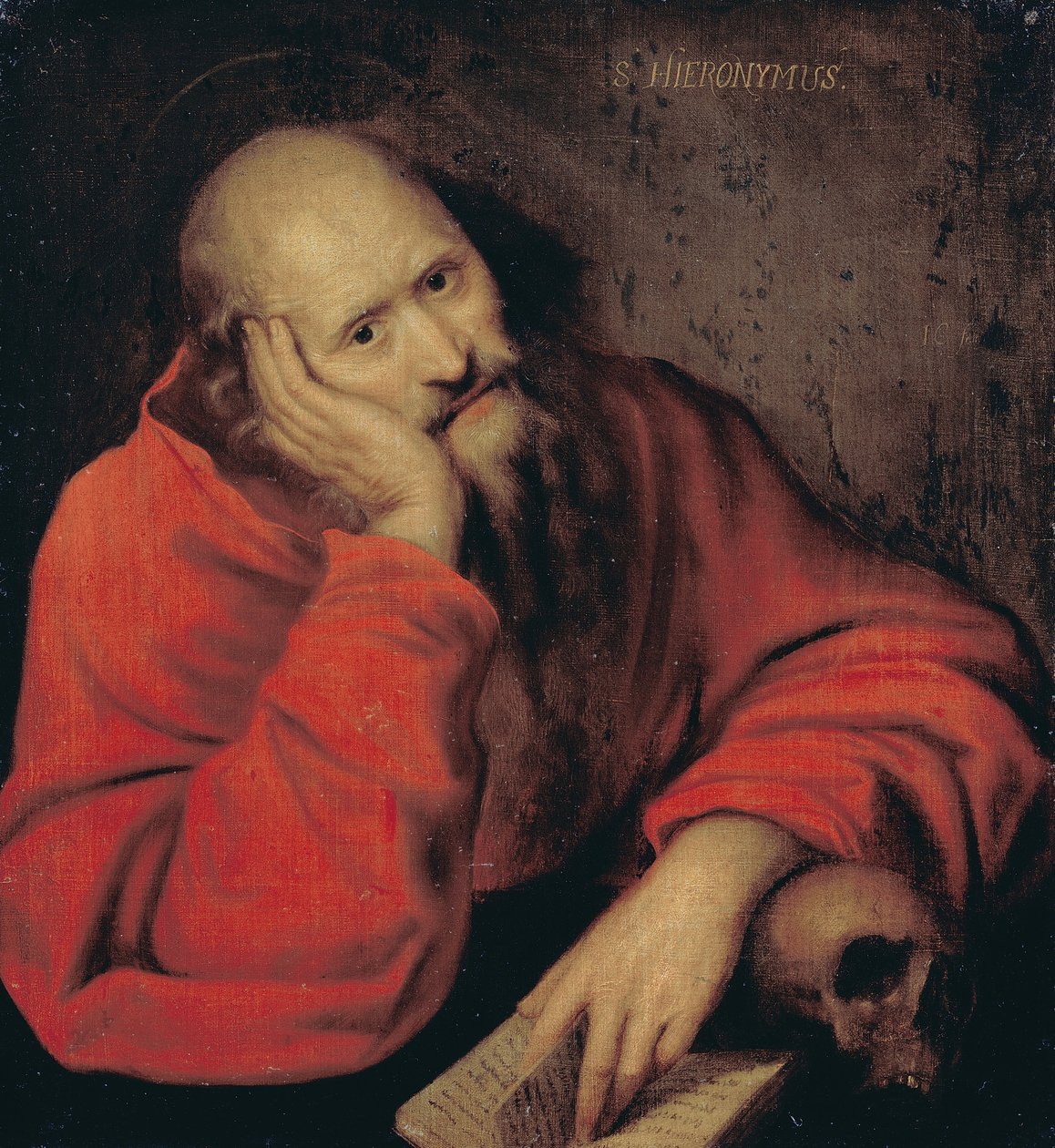 Svatý Jeroným od Monogrammist I.C.