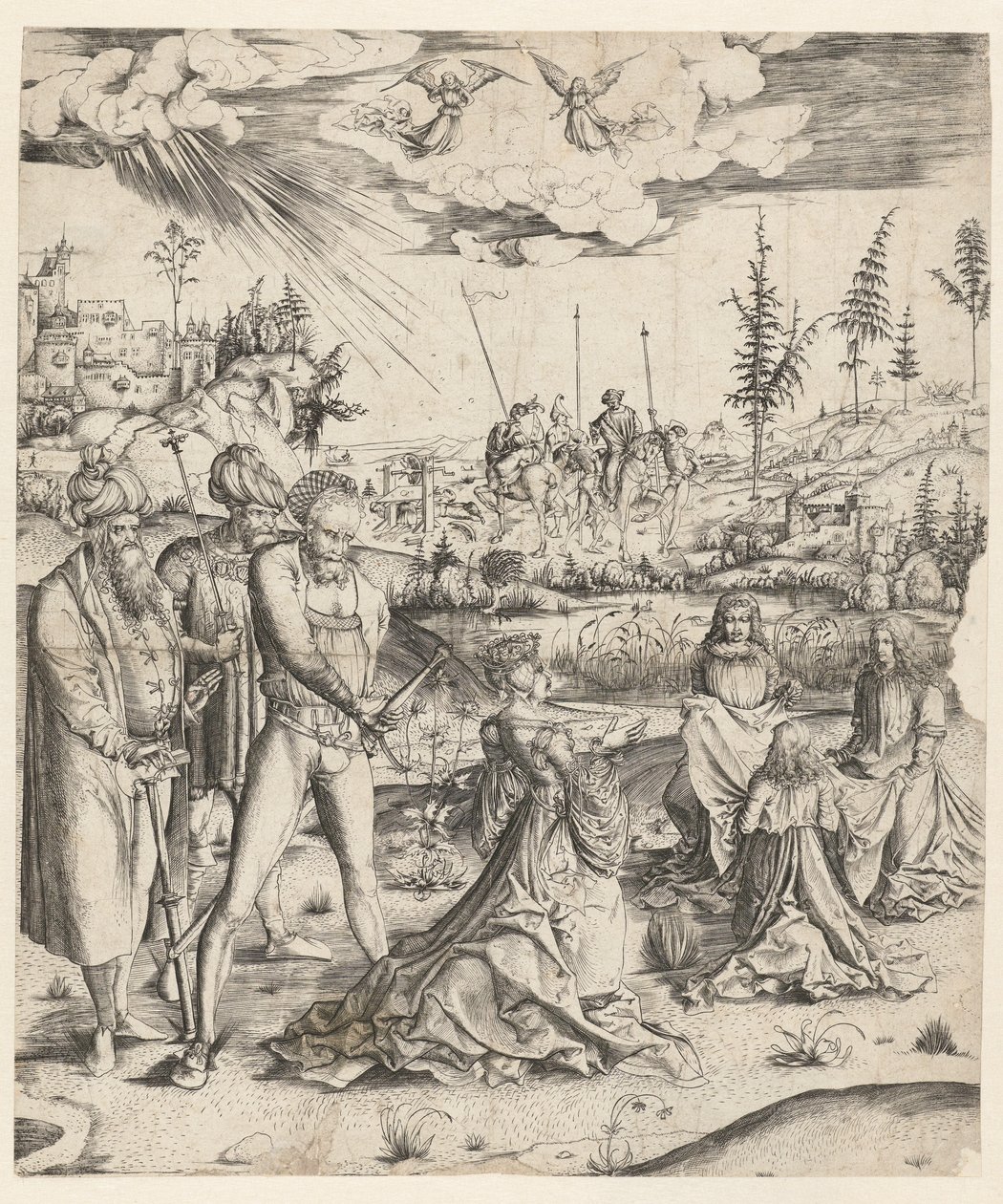Het martelaarschap van de heilige Catharina   1355546   cs       czech Successfully Translated  Original: The Seconda Macchina for the Chinea of 1767: Mount Etna with the Forge of Vulcan Translat: The Seconda Macchina for the Chinea of 1767: Mount Etna wit od Monogrammist MZ