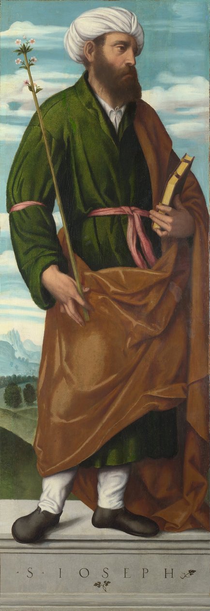 Svatý Josef, kolem roku 1540 od Moretto da Brescia