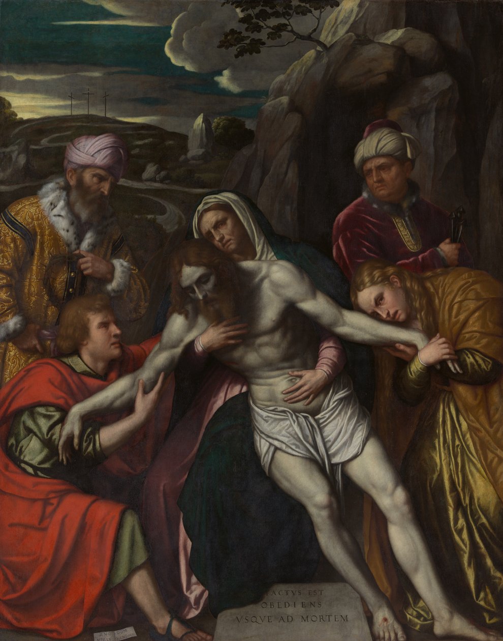 Pohřeb, 1554. od Moretto da Brescia