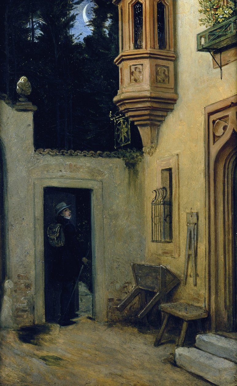 Loučení za úsvitu od Moritz Ludwig von Schwind