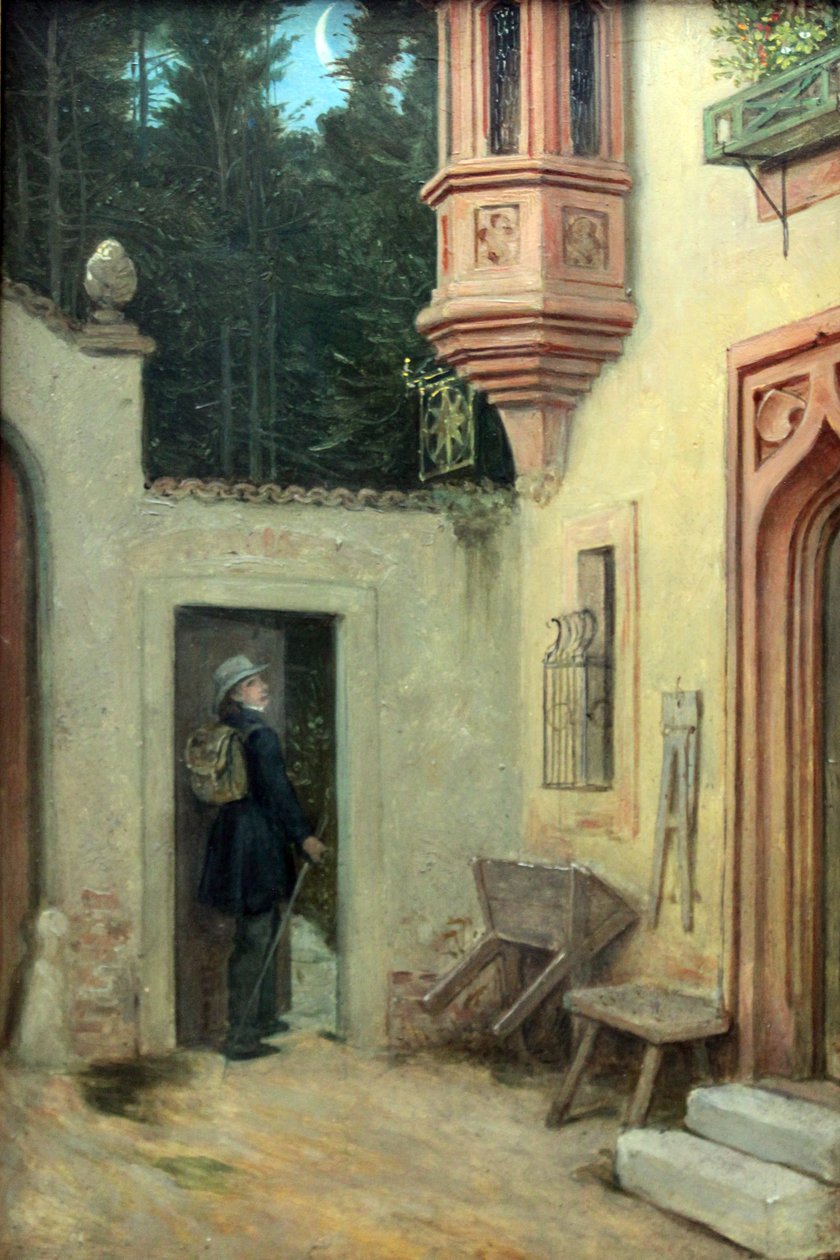 Rozloučení za úsvitu od Moritz Ludwig von Schwind