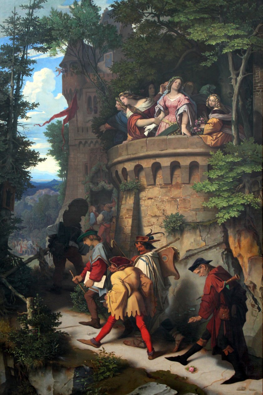 Růže od Moritz Ludwig von Schwind
