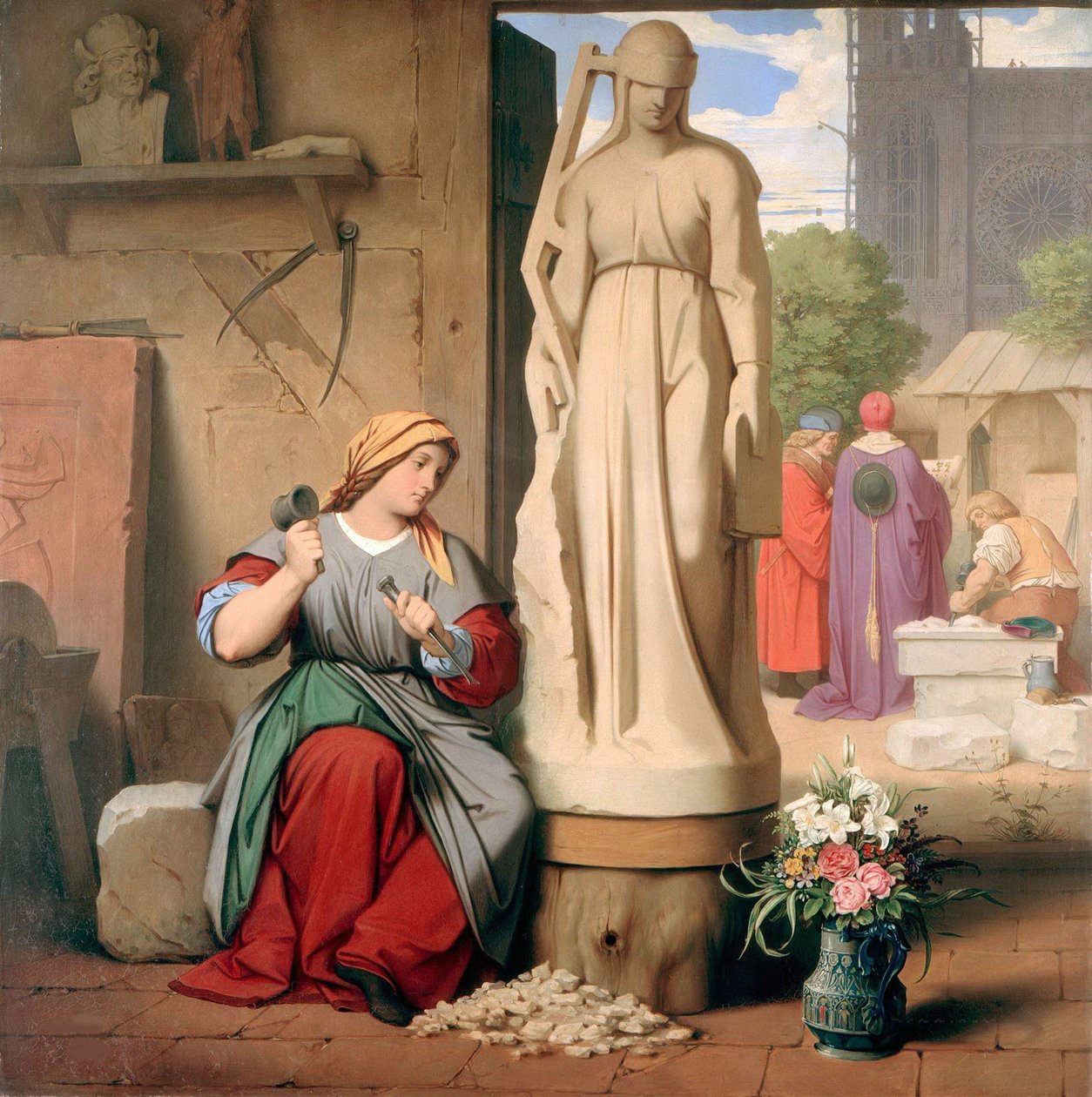 Sabina von Steinbach, 1844. od Moritz Ludwig von Schwind