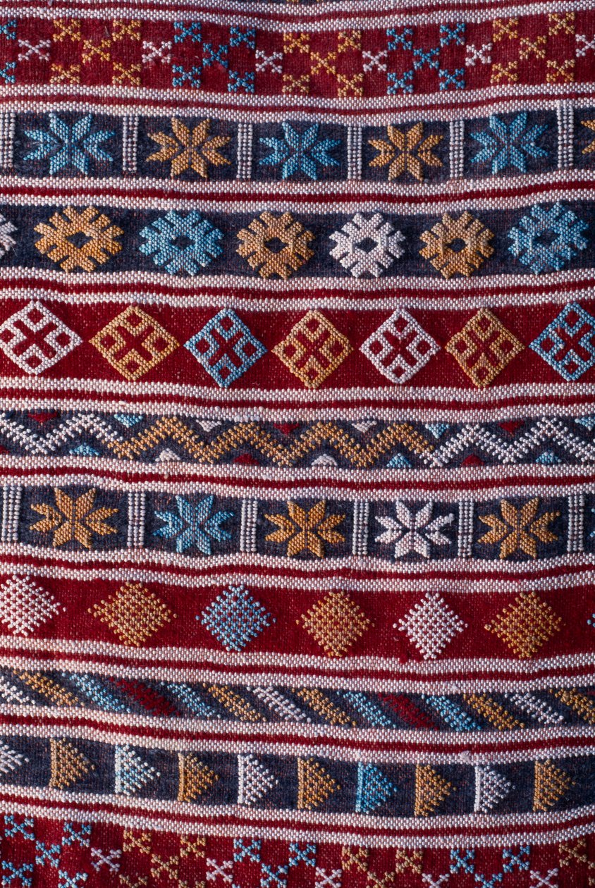 Koberec, detail (vlna) od Moroccan School