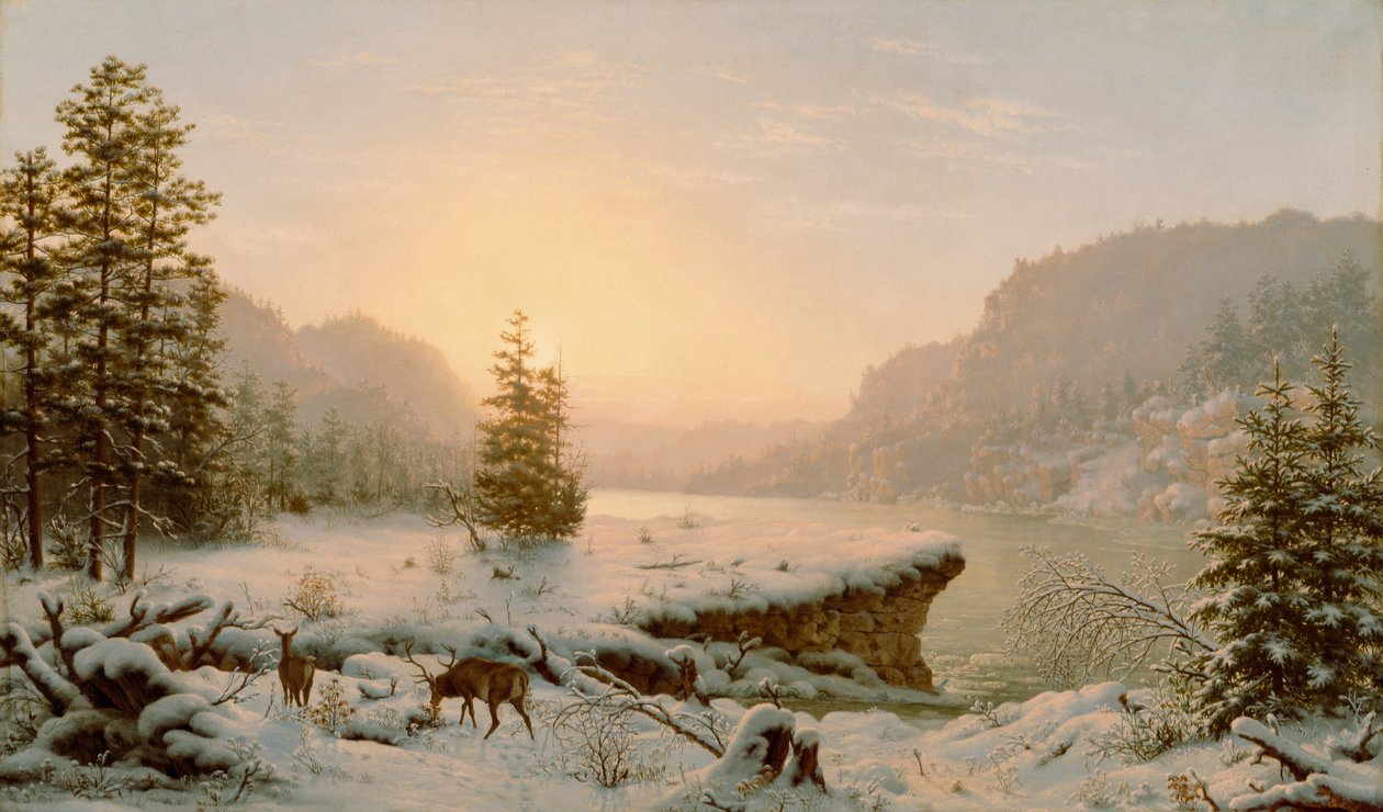 Zimní krajina, 1878 od Mortimer L. Smith