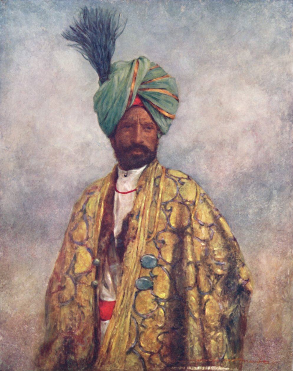 „Kašmírský voják“, 1903 od Mortimer L Menpes