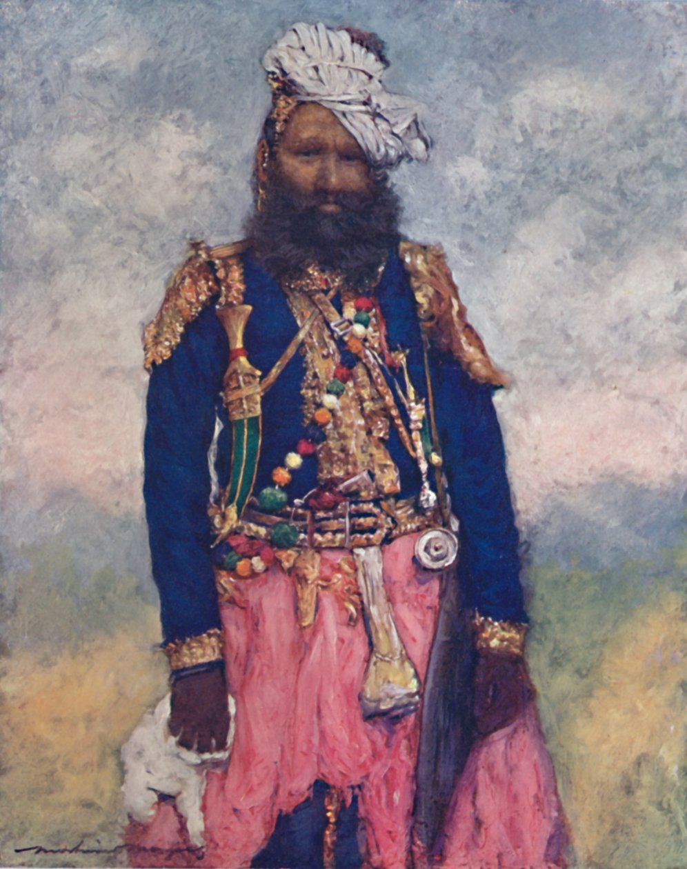 A Retainer z Rajgargh, 1903 od Mortimer L Menpes