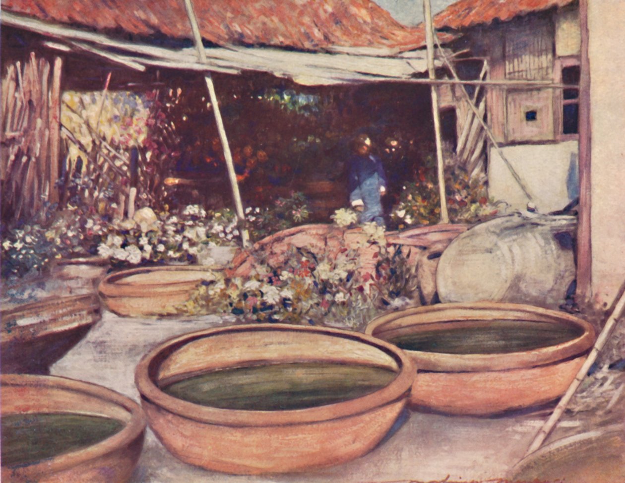 "Zahrada školky", 1903 od Mortimer L Menpes