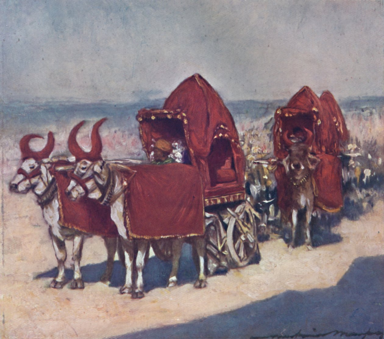 Some Native Vehicles, 1903 od Mortimer L Menpes