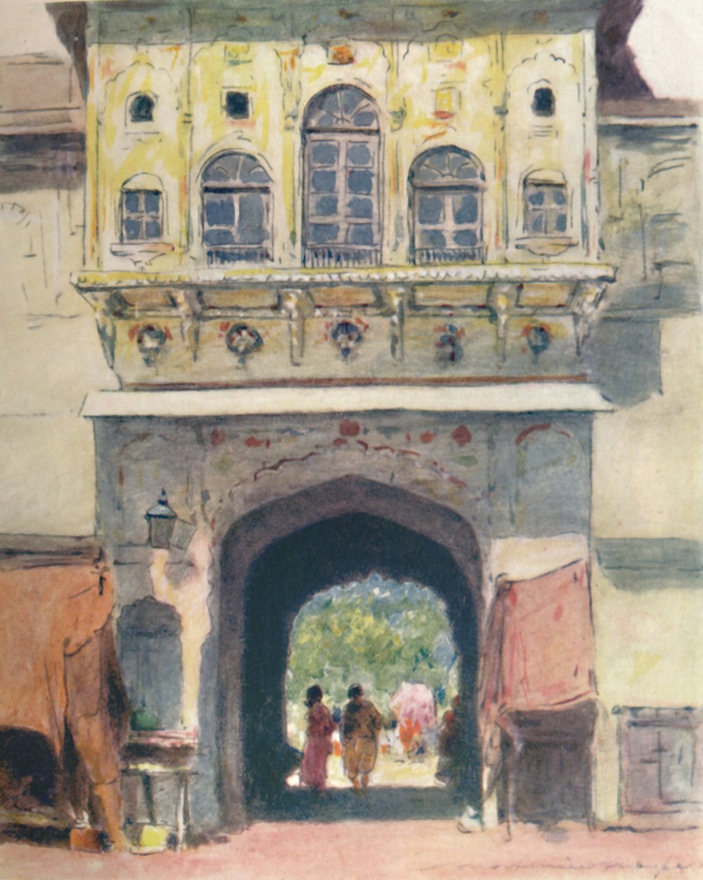 Zničený palác, 1905 od Mortimer Ludington Menpes