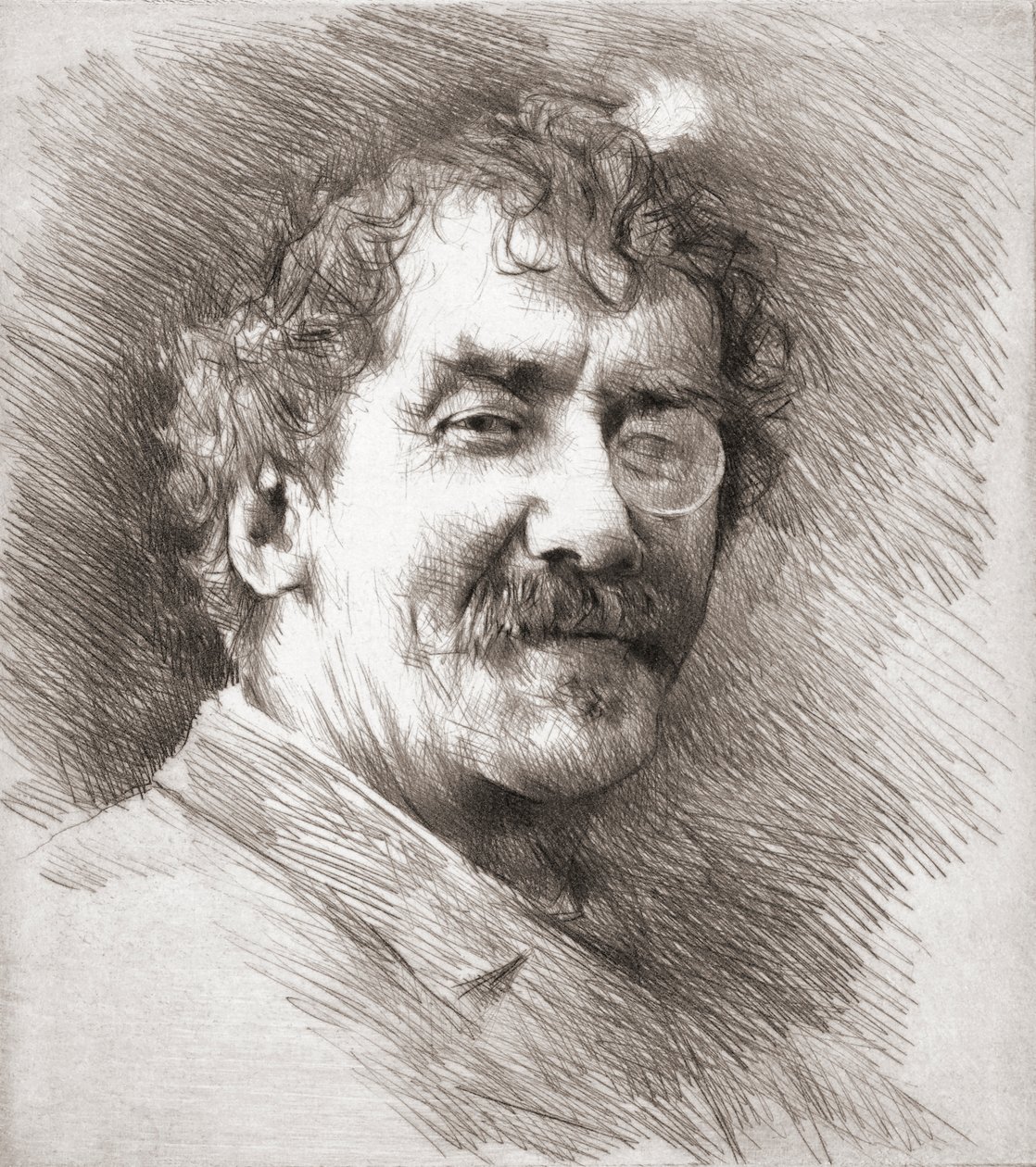 James McNeill Whistler, portrét. od Mortimer Ludington Menpes