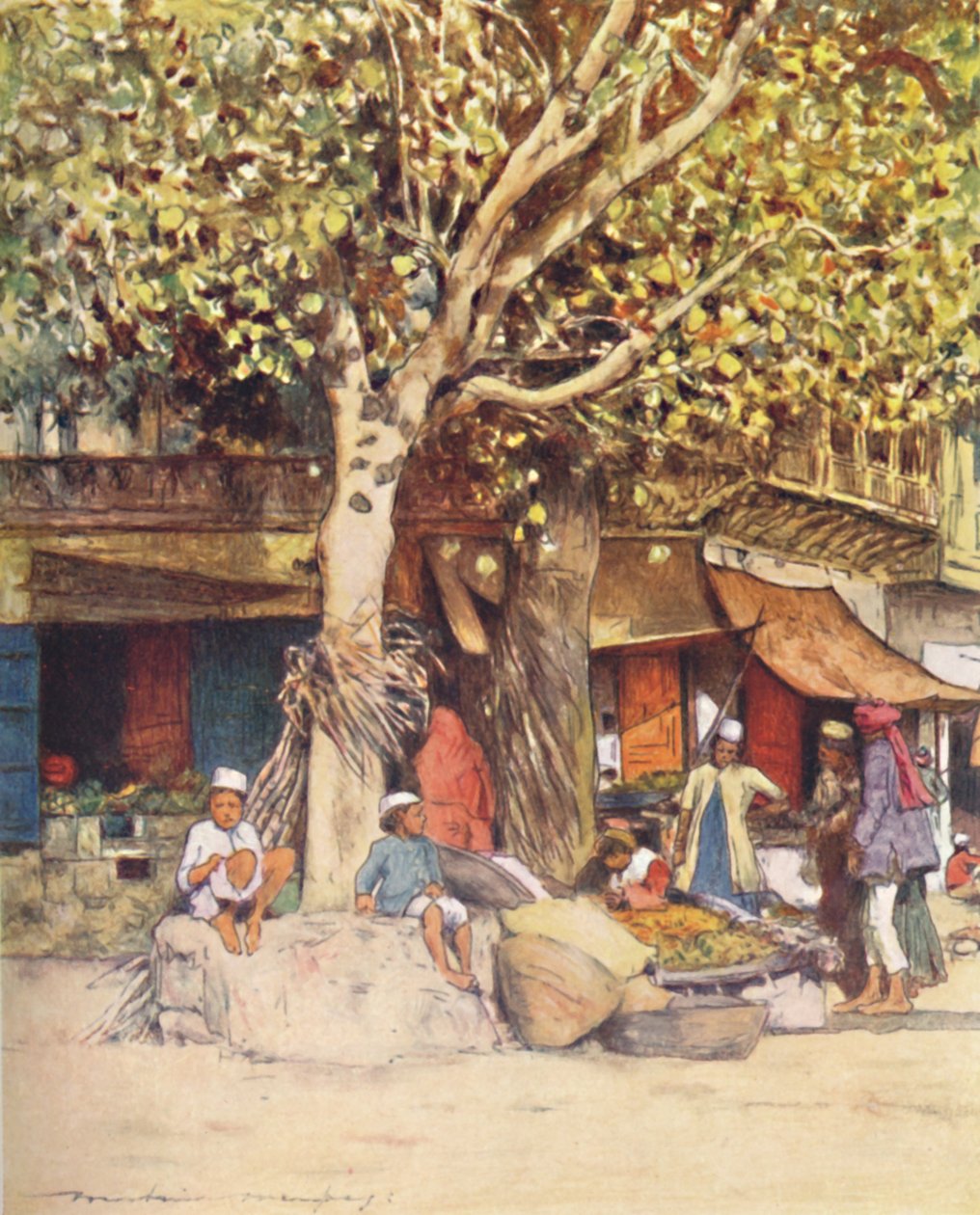 Polednice, Dillí, 1905 od Mortimer Ludington Menpes