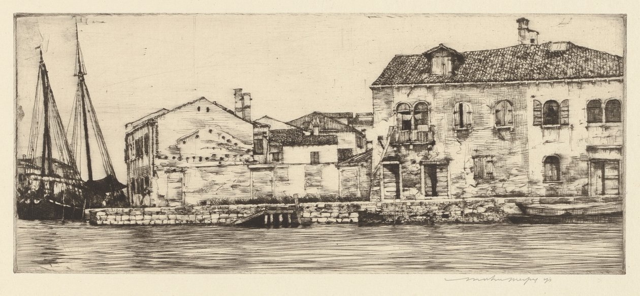 Giudecca, Benátky od Mortimer Menpes