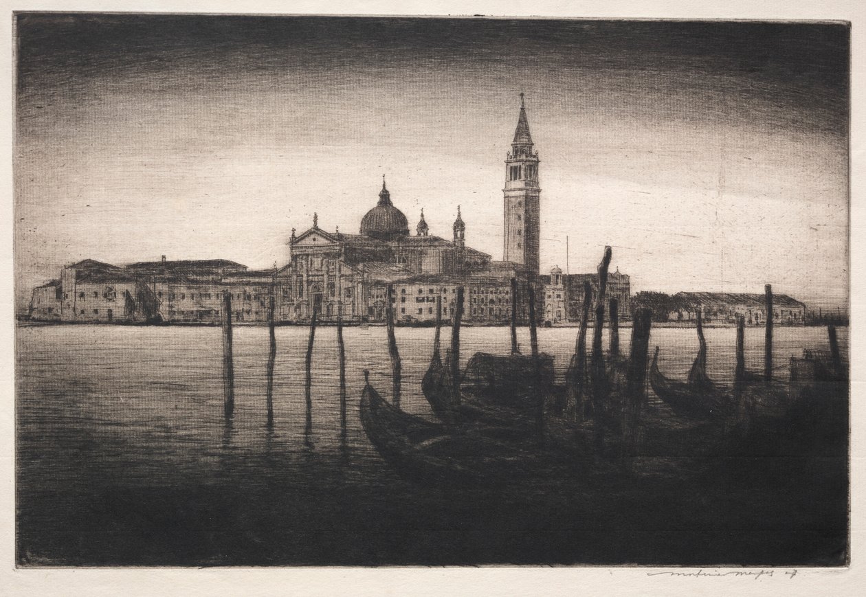 San Giorgio Maggiore, 1910. od Mortimer Menpes