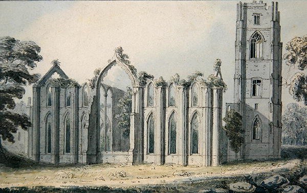Fountains Abbey (pár viz 264335) od Moses Griffith