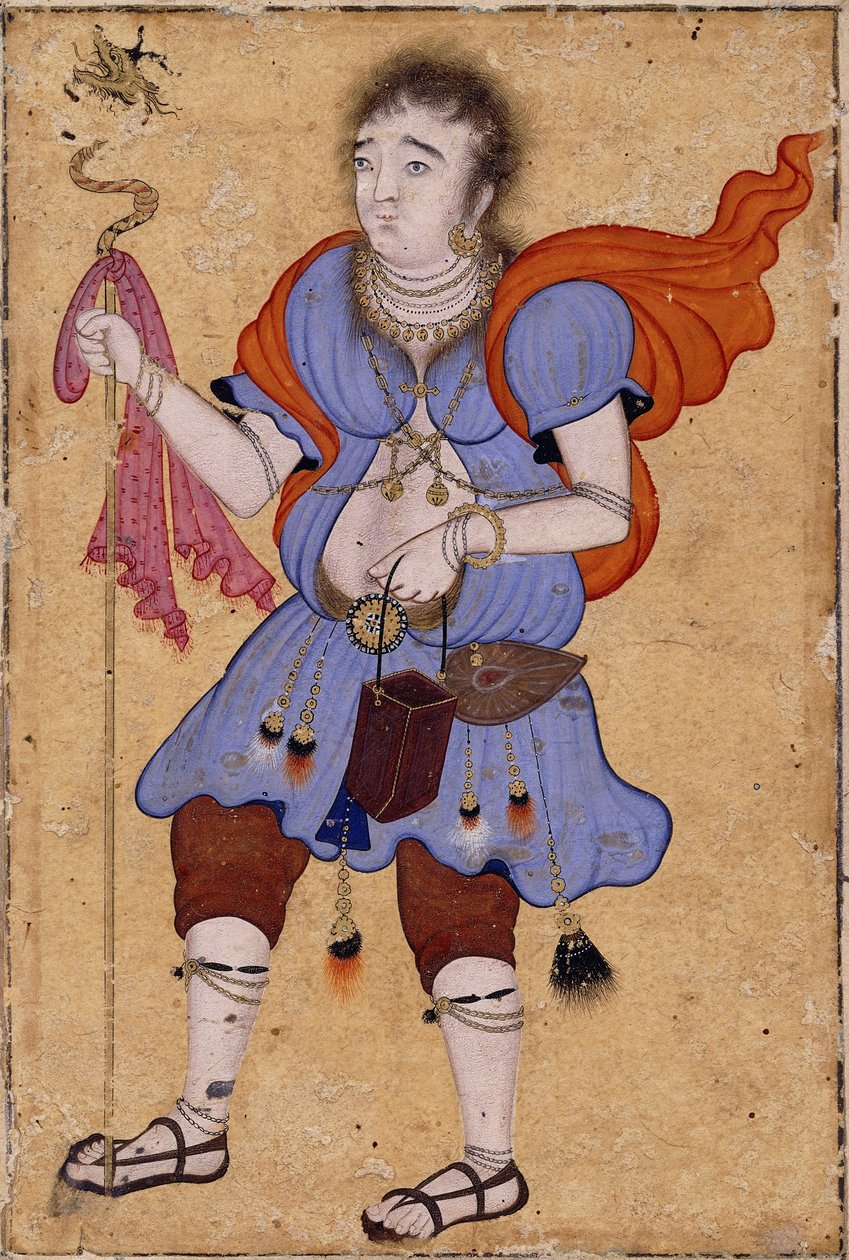 Poutník, kolem roku 1570 od Mughal School