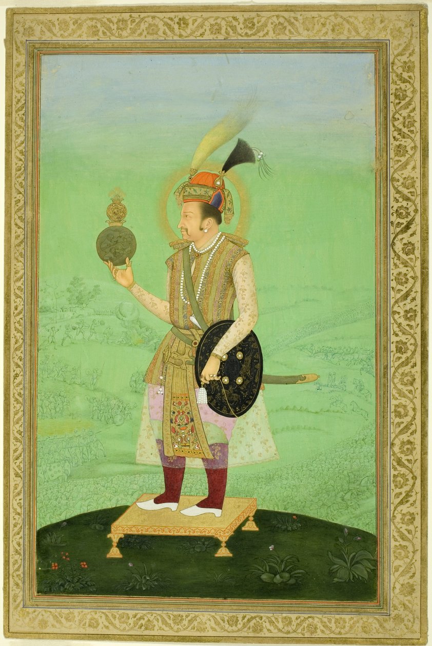 Portrét císaře Jahangira, kolem roku 1800 od Mughal School