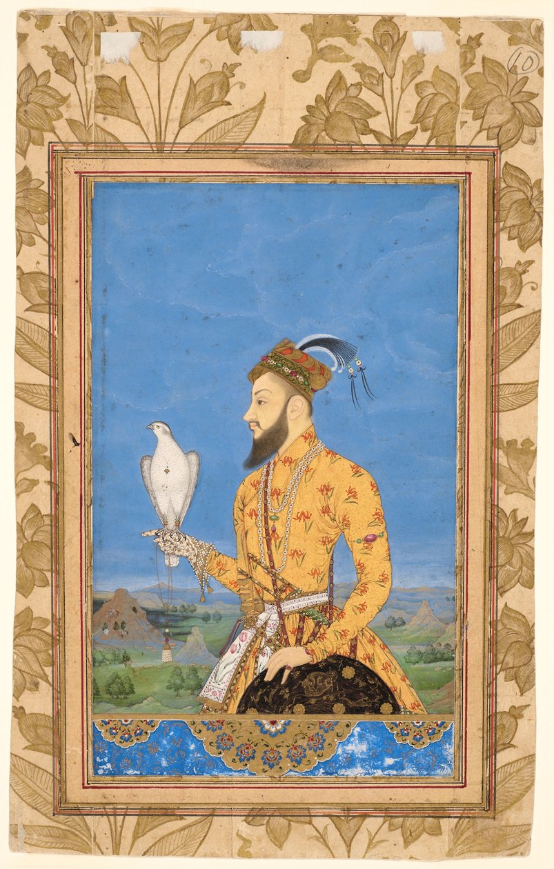 Portrét prince Azama Šáha od Mughal School