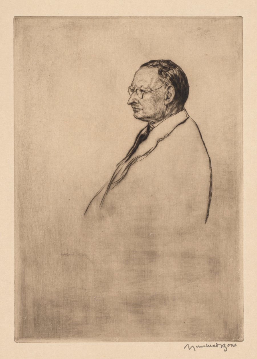 John Robertson, J. P., Dundee od Muirhead Bone