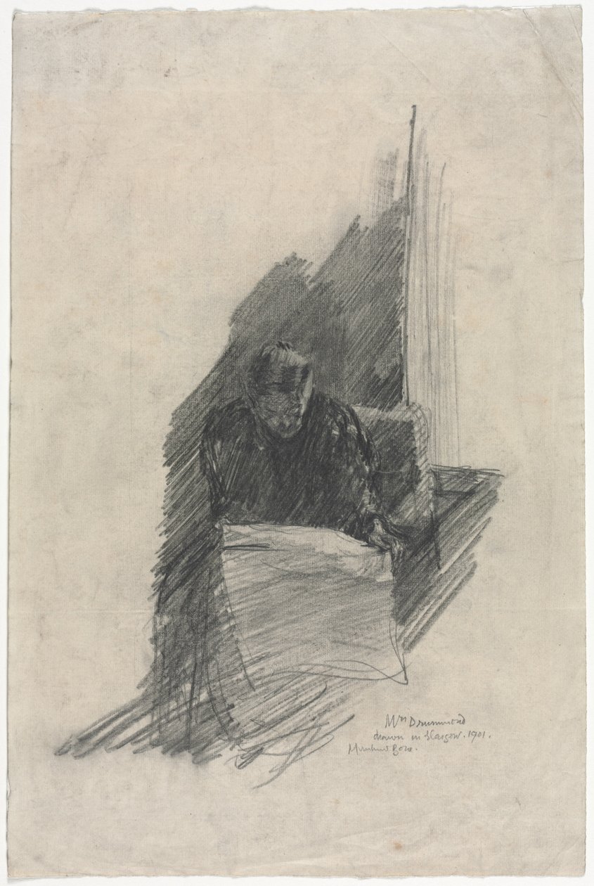 Paní Drummondová od Muirhead Bone