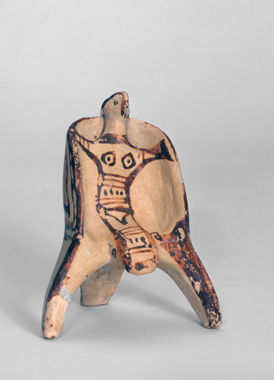 Enthroned Idol (keramika) od Mycenaean