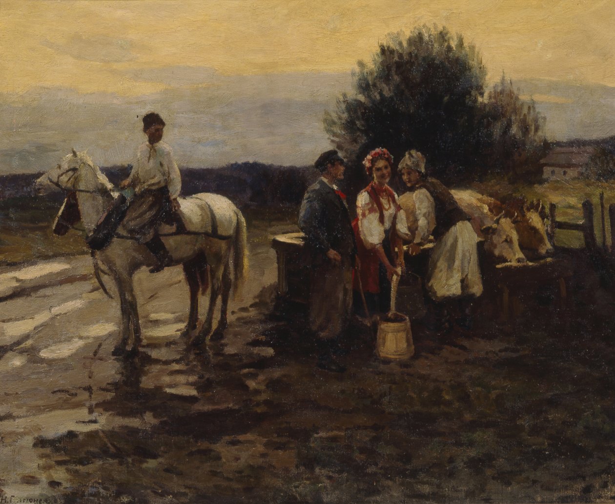 Soupeři od Mykola Kornylijowytsch Pymonenko