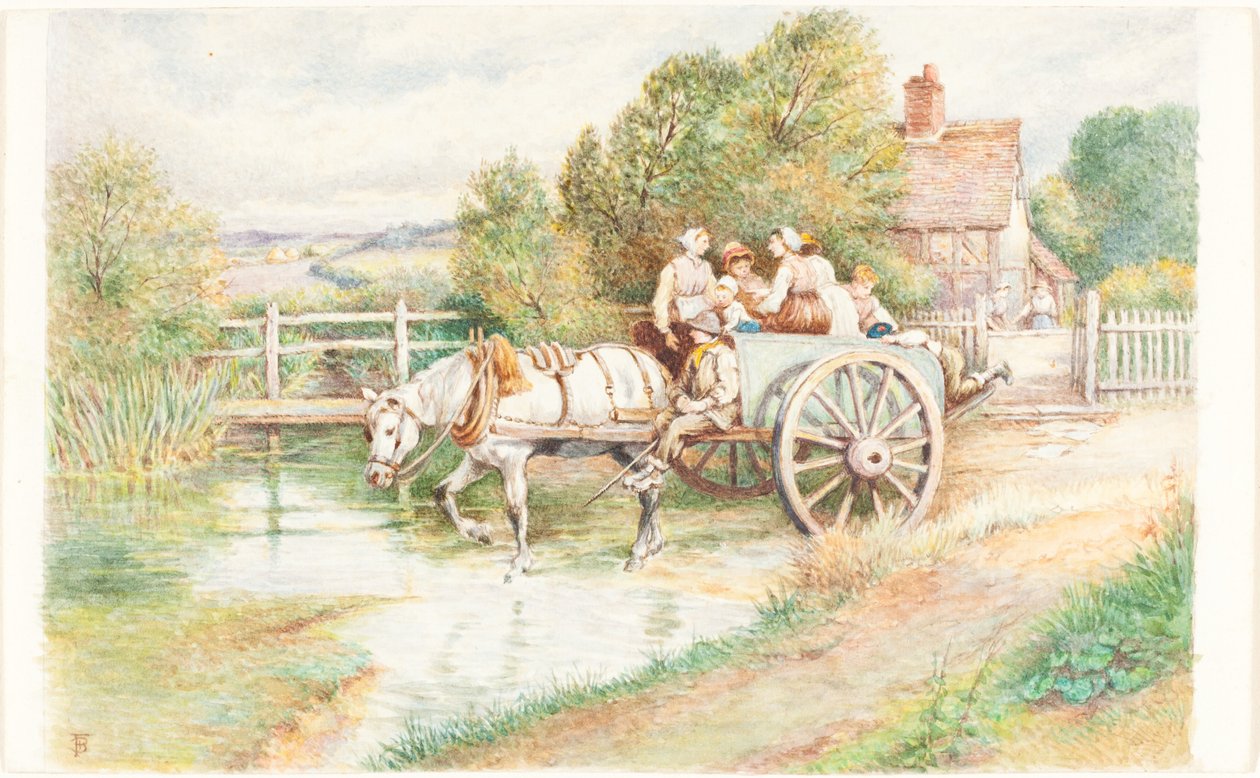 Děti v košíku od Myles Birket Foster