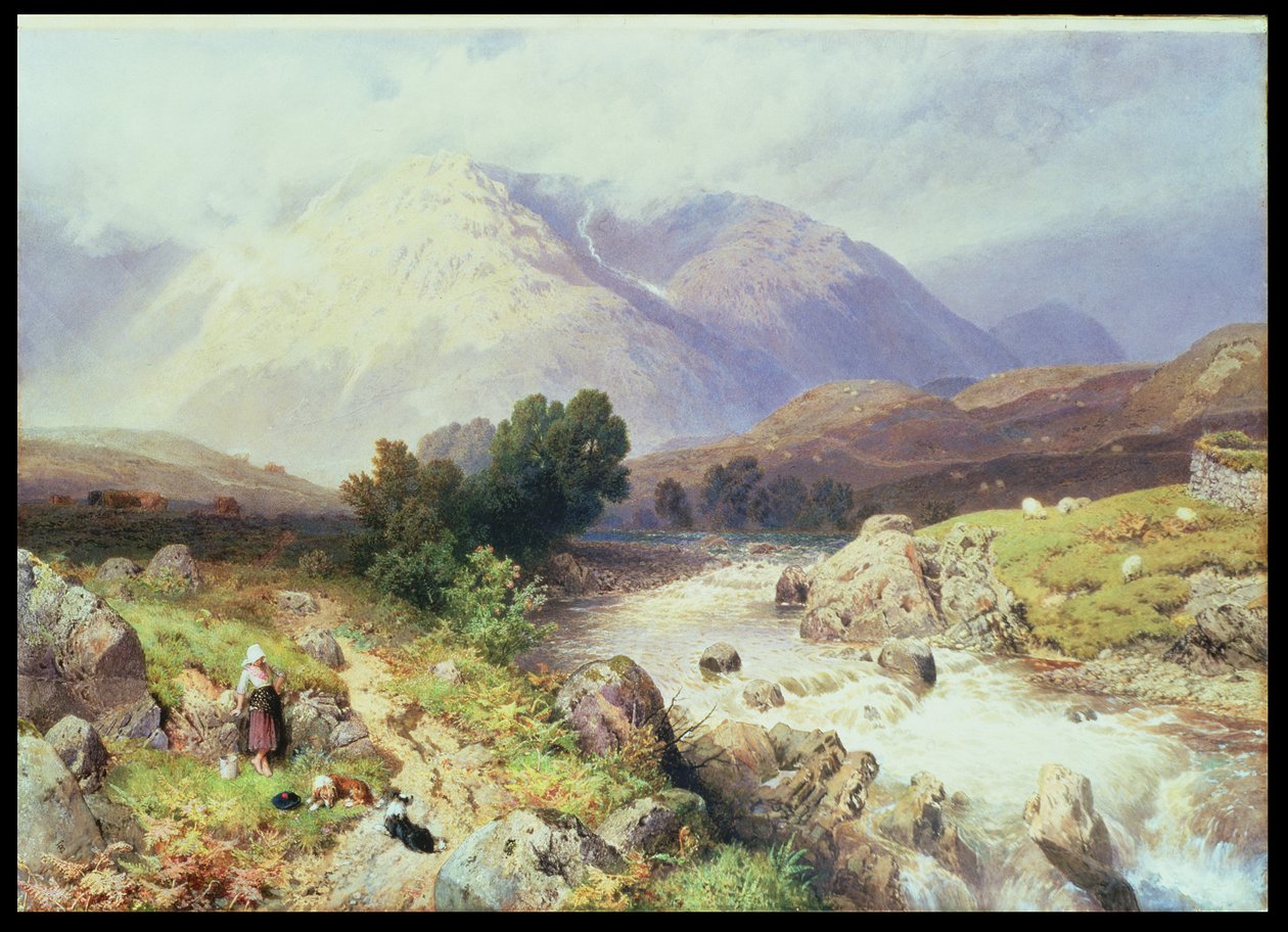 Vysočina poblíž Argyle od Myles Birket Foster