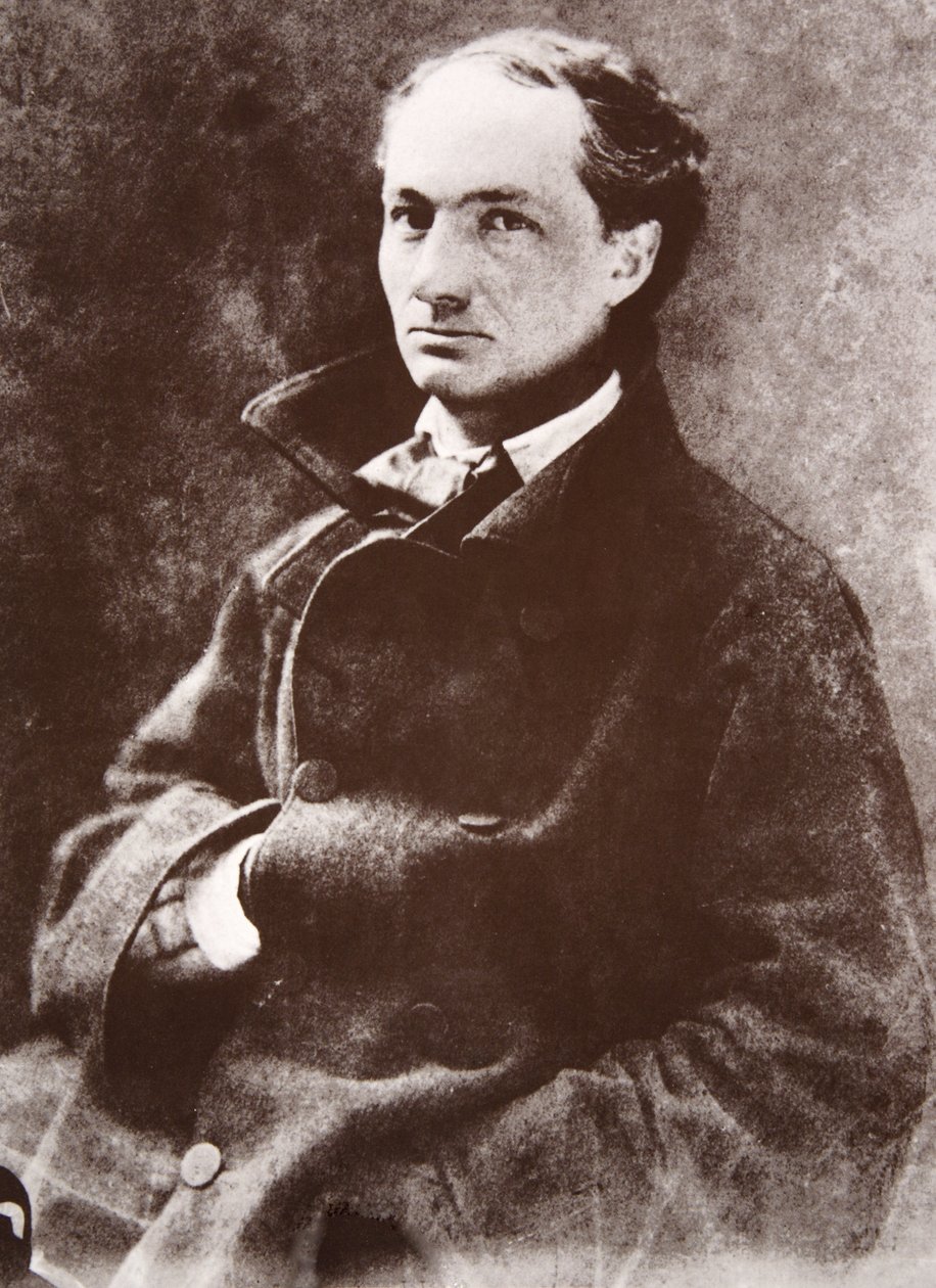 Charles Baudelaire, 1855 (fotoryt) od Nadar