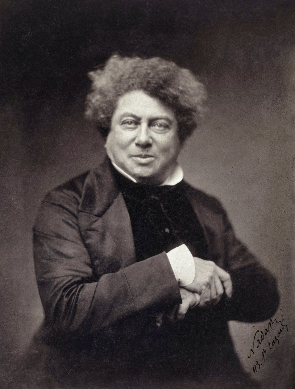 Alexander Dumas père (1802-1870) od Nadar