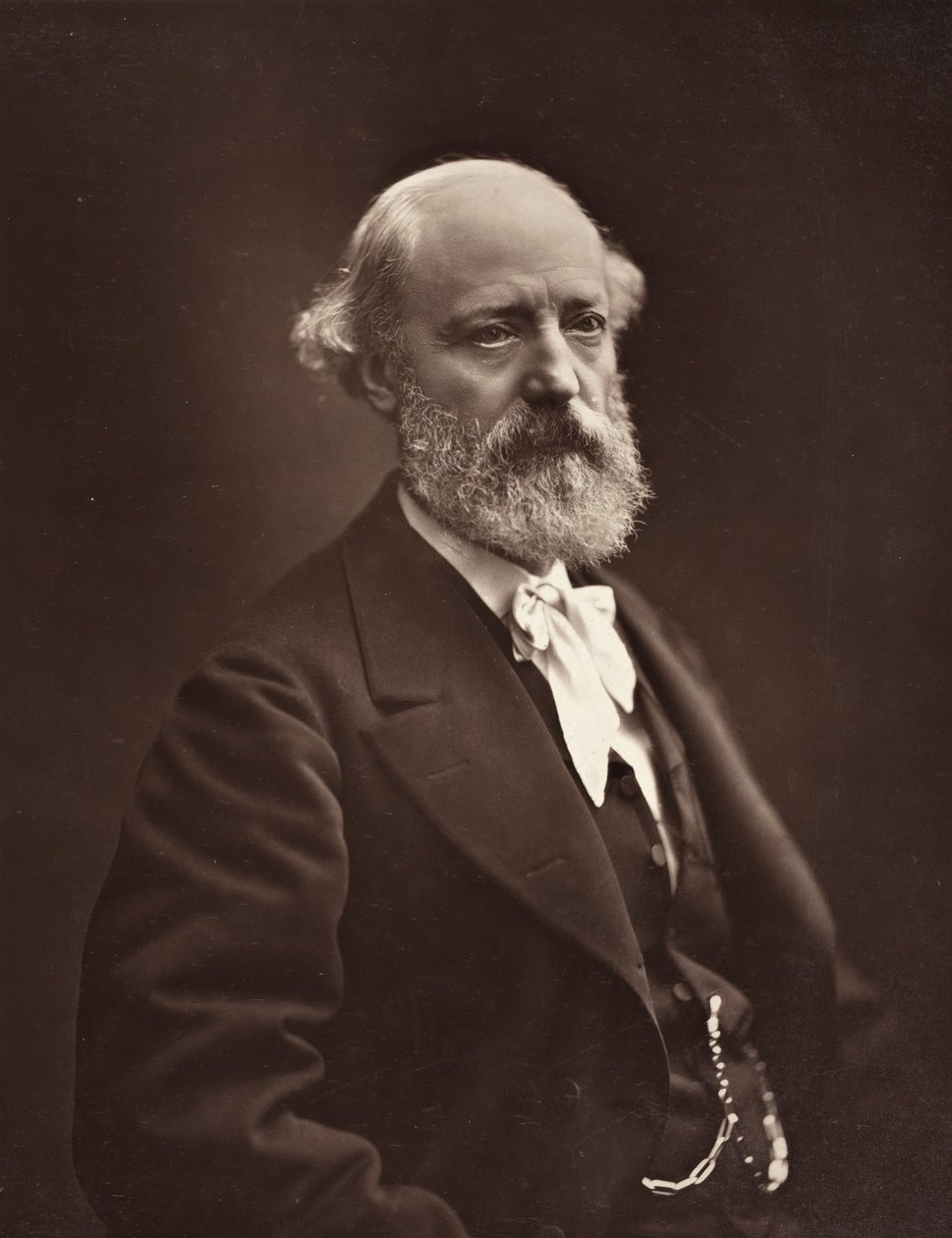 Eugène Viollet-Le-Duc francouzský architekt, 1814-1879, 1878. od Nadar