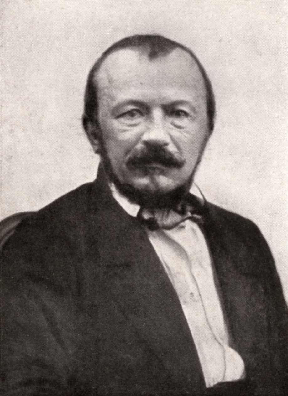Gerard de Nerval , francouzský básník, polovina 19. století. od Nadar