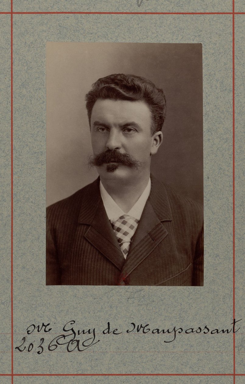Guy de Maupassant - foto: Nadar od Nadar