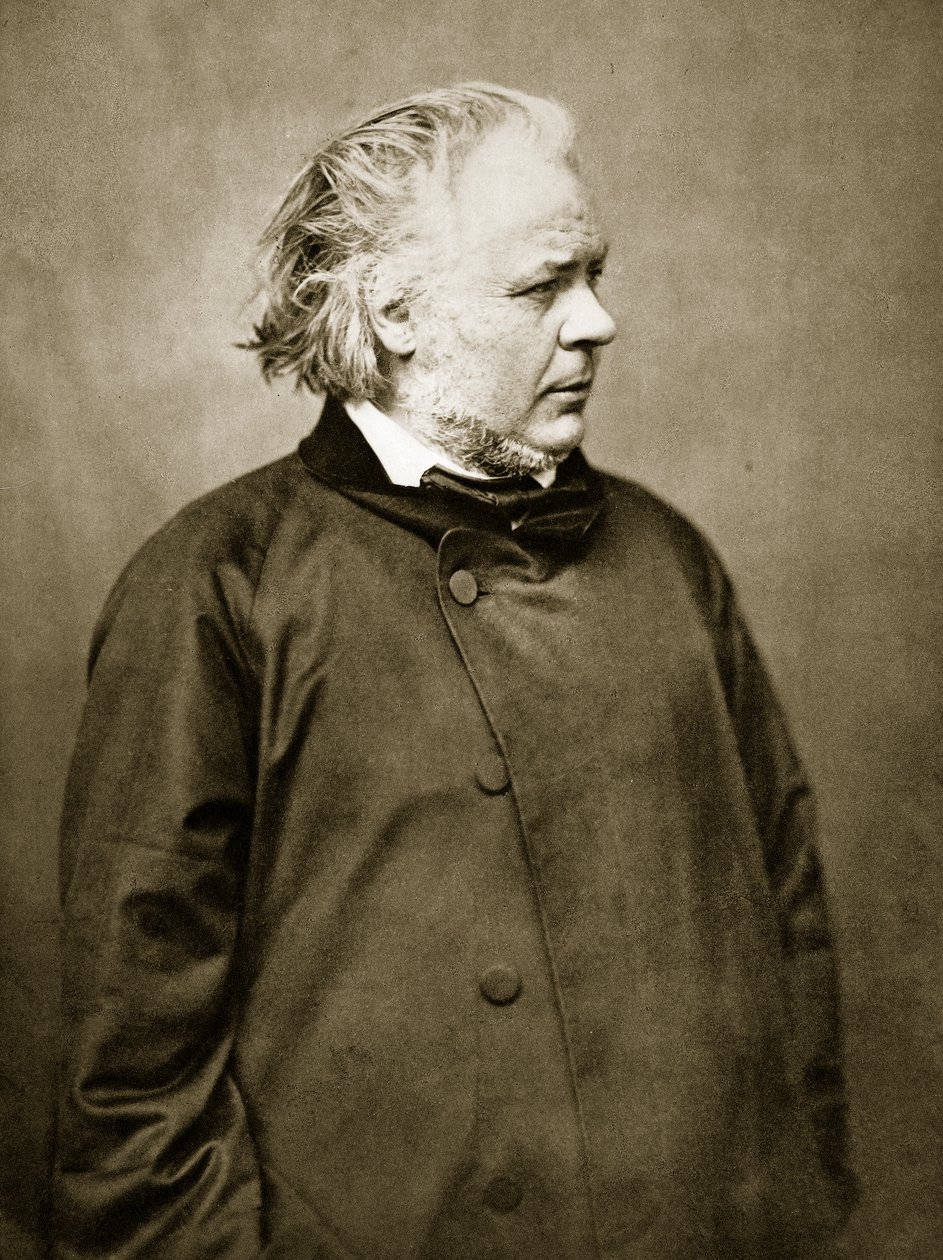 Honore Daumier (sépiová fotografie) od Nadar