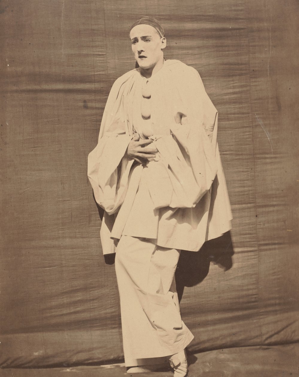 Pierrot v bolestech, ca. 1854-55. od Nadar