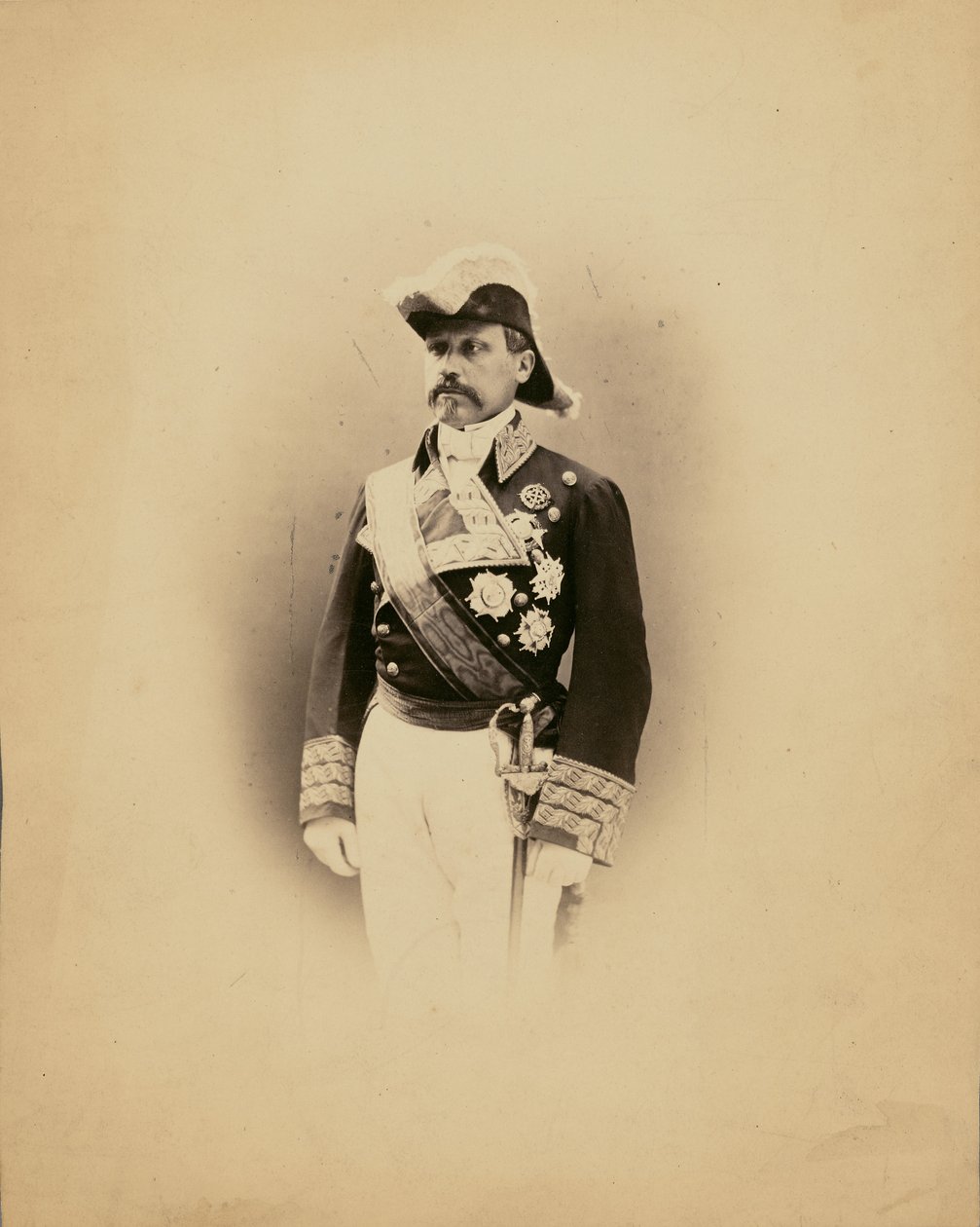 M[aréch]al Serrano od Nadar [Gaspard Félix Tournachon]