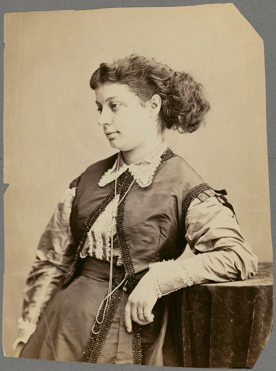 Paní Lina Sand [rozená Calamatta] od Nadar [Gaspard Félix Tournachon]