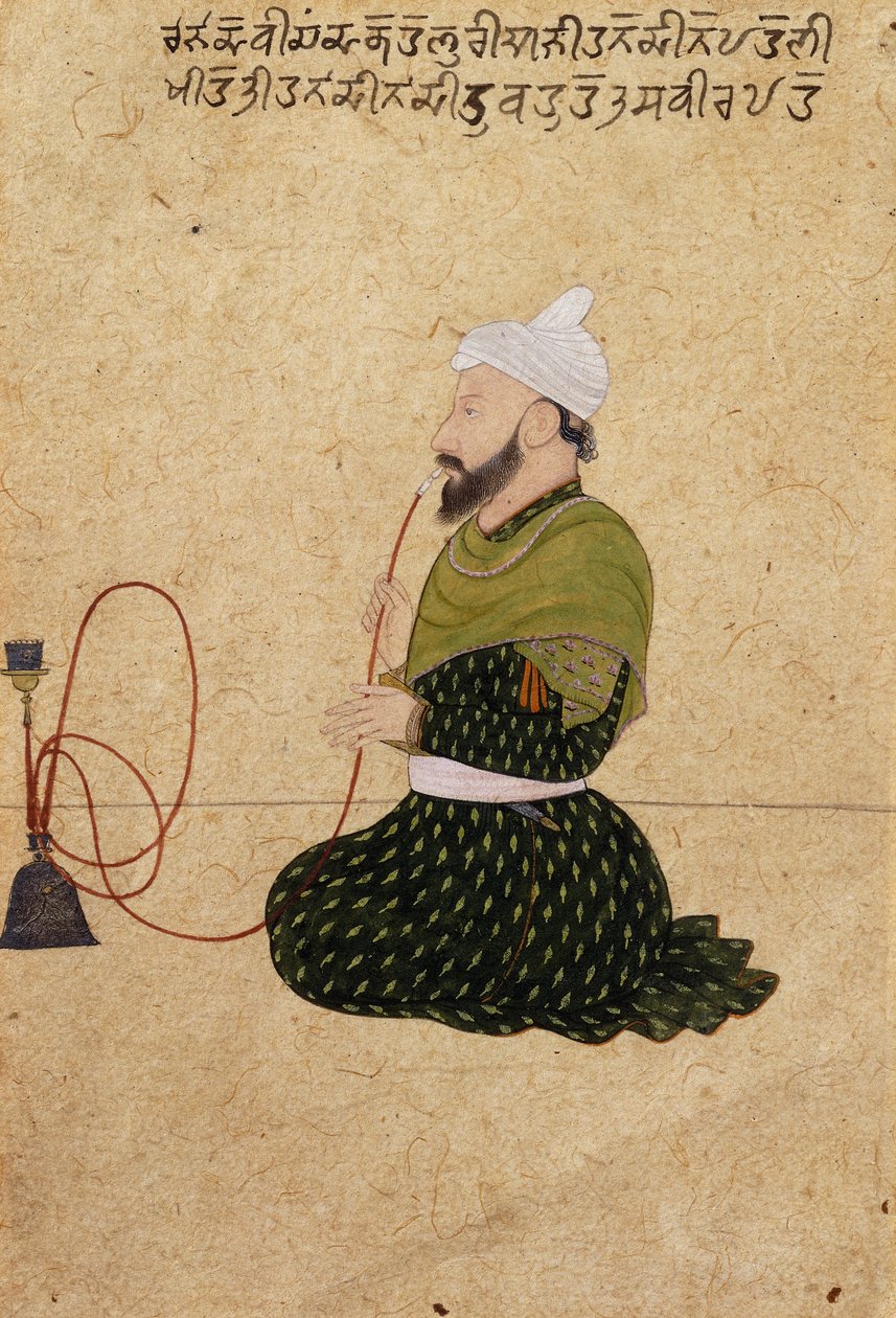 Portrét Raja Devi Chand z Kahlur od Nainsukh