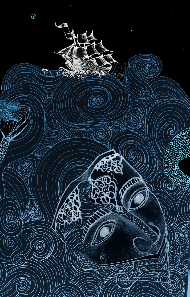 Sea Monsters, 2020 (kombinovaná média) od Nancy Moniz Charalambous