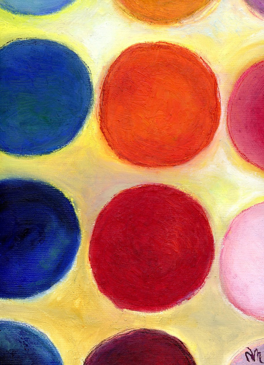 The Happy Dots 5, 2014, od Nancy Moniz Charalambous