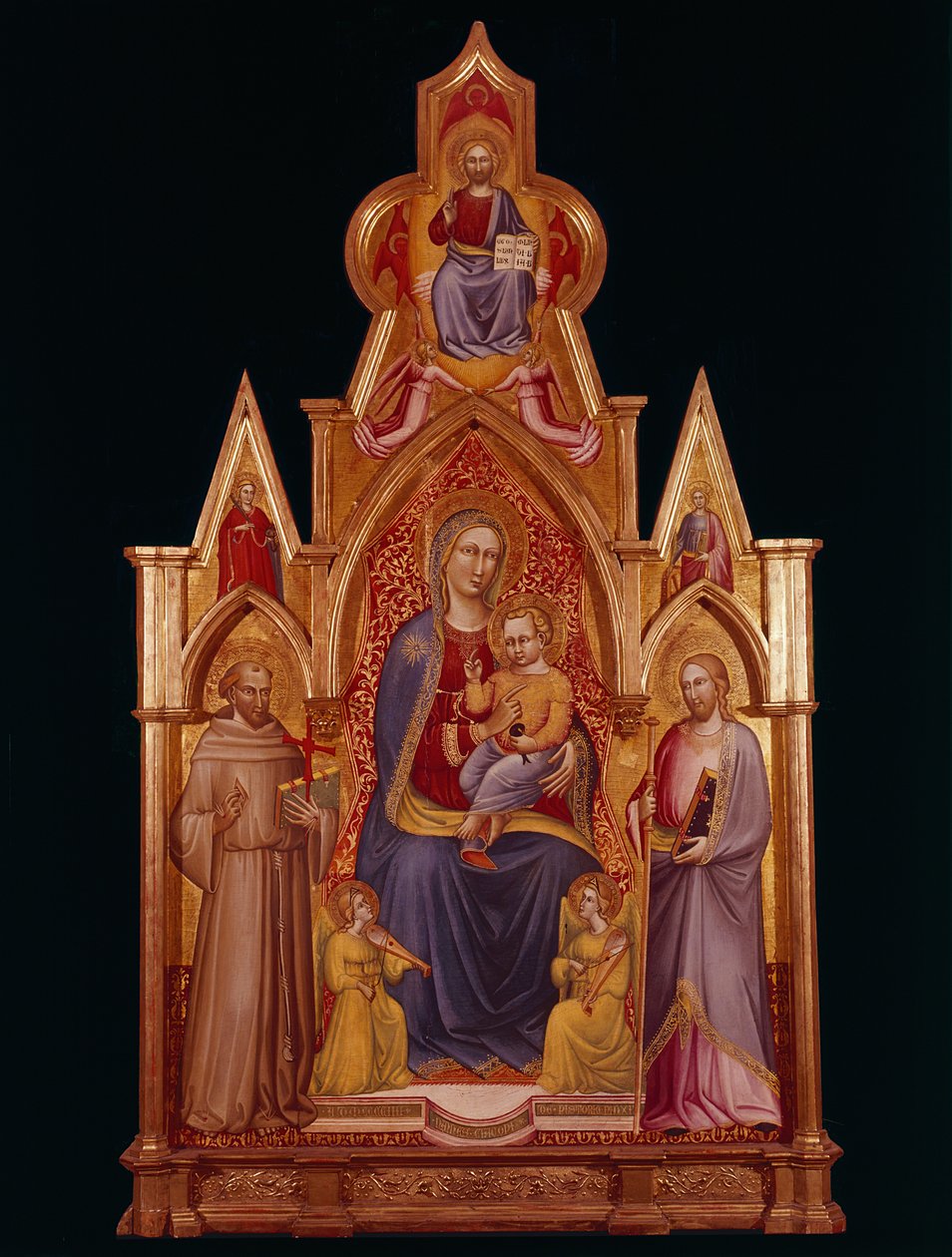 Madona a dítě se svatými od Nanni di Jacopo